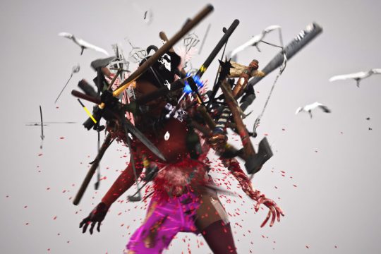 the exploding girl